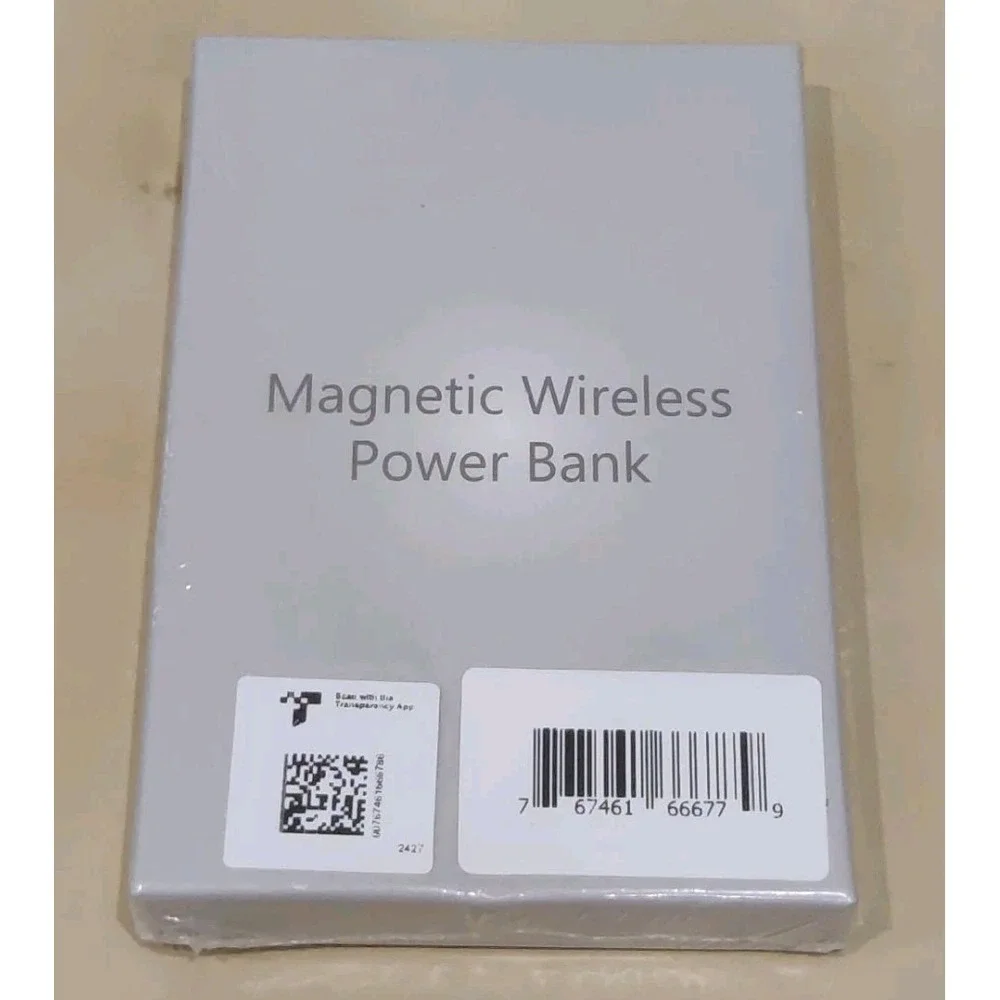 BBD Magnetic Power Bank for iPhone12000mAh Magsafe Battery Pack w 20w - Sealed